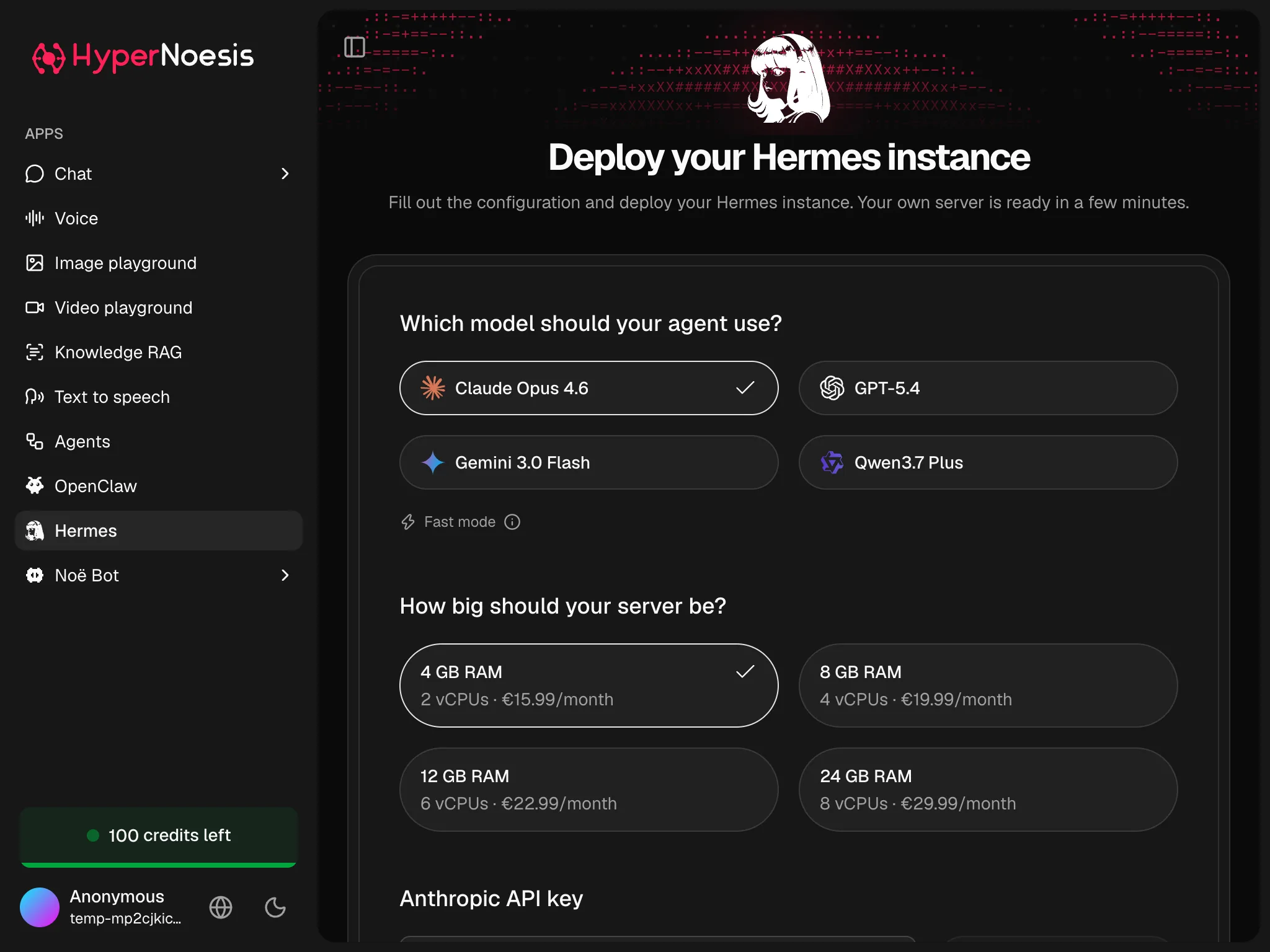 Hermes is here: your own always-on Hermes Agent on a dedicated server.